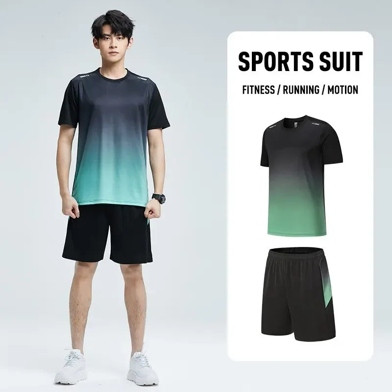 Teeshirt et short de fitness pour homme