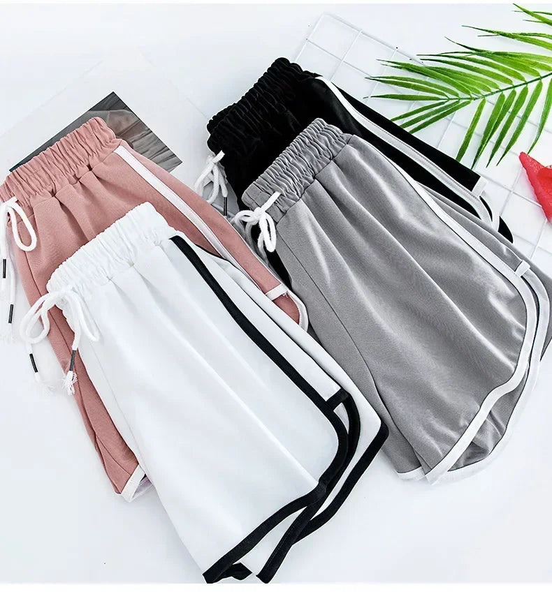 Short de yoga taille haute pour femme