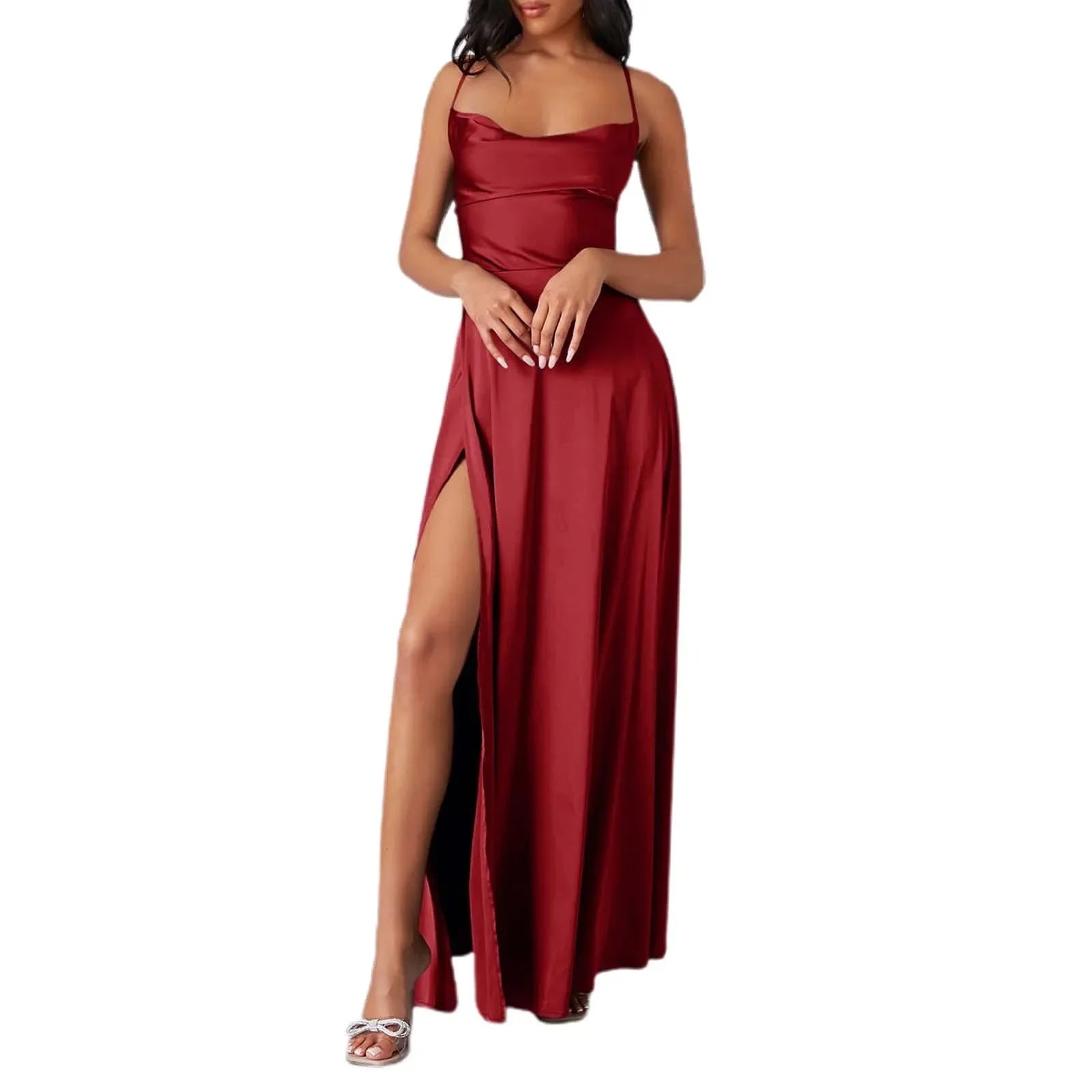Robes élégantes et sexy en satin