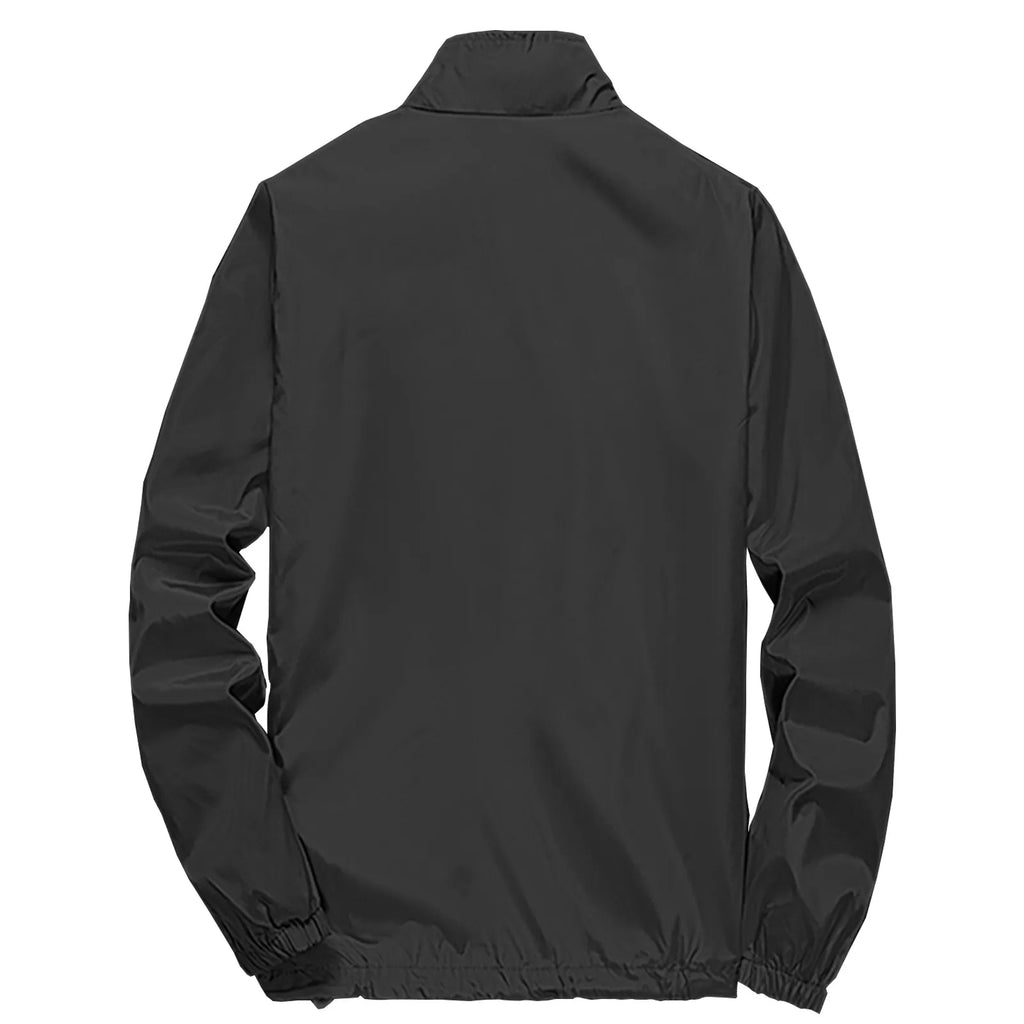 Veste courte ample à col baseball pour homme