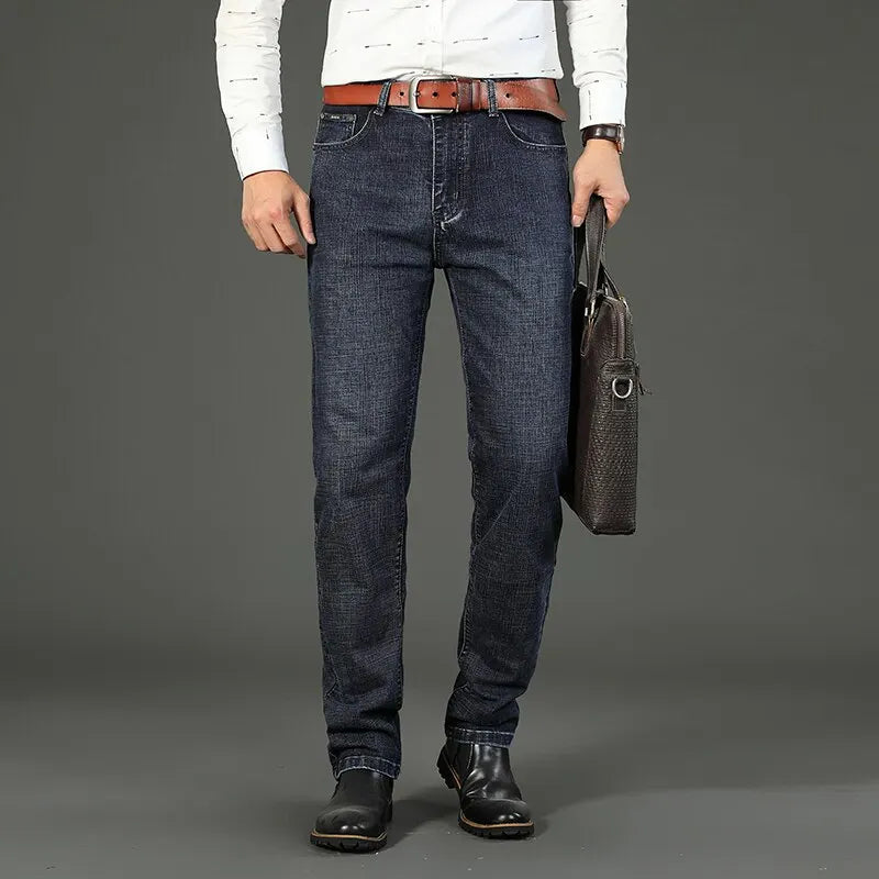 Jeans Homme décontracté droit Stretch