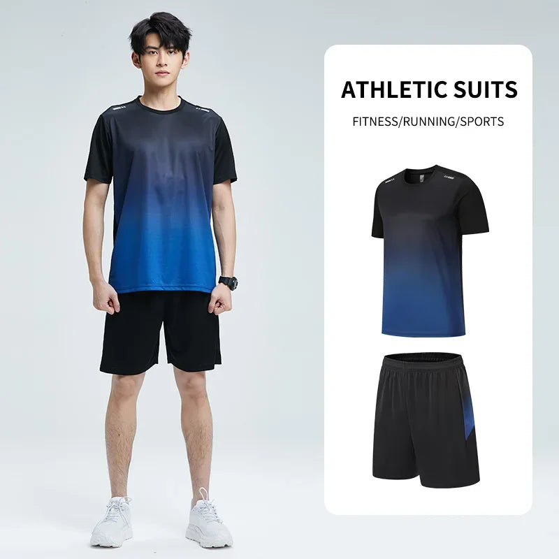 Teeshirt et short de fitness pour homme