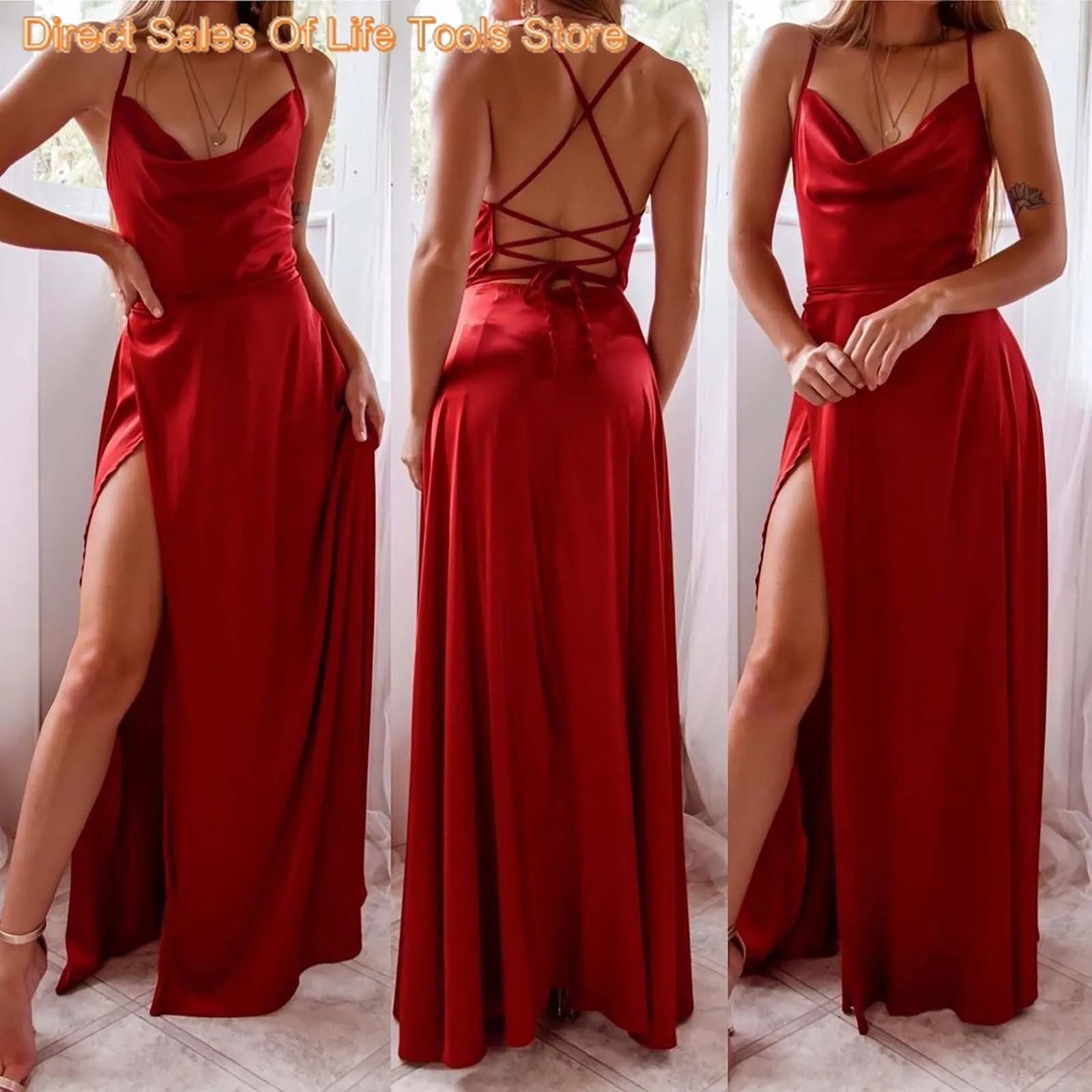 Robes élégantes et sexy en satin