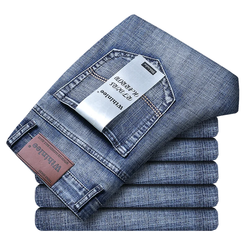 Jeans Homme décontracté droit Stretch
