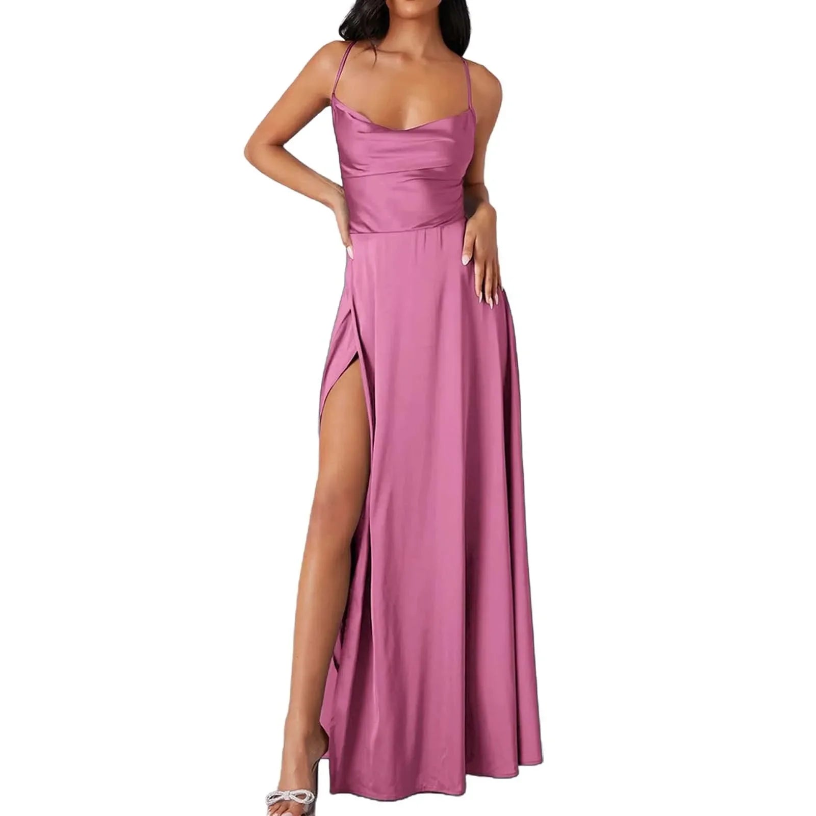 Robes élégantes et sexy en satin