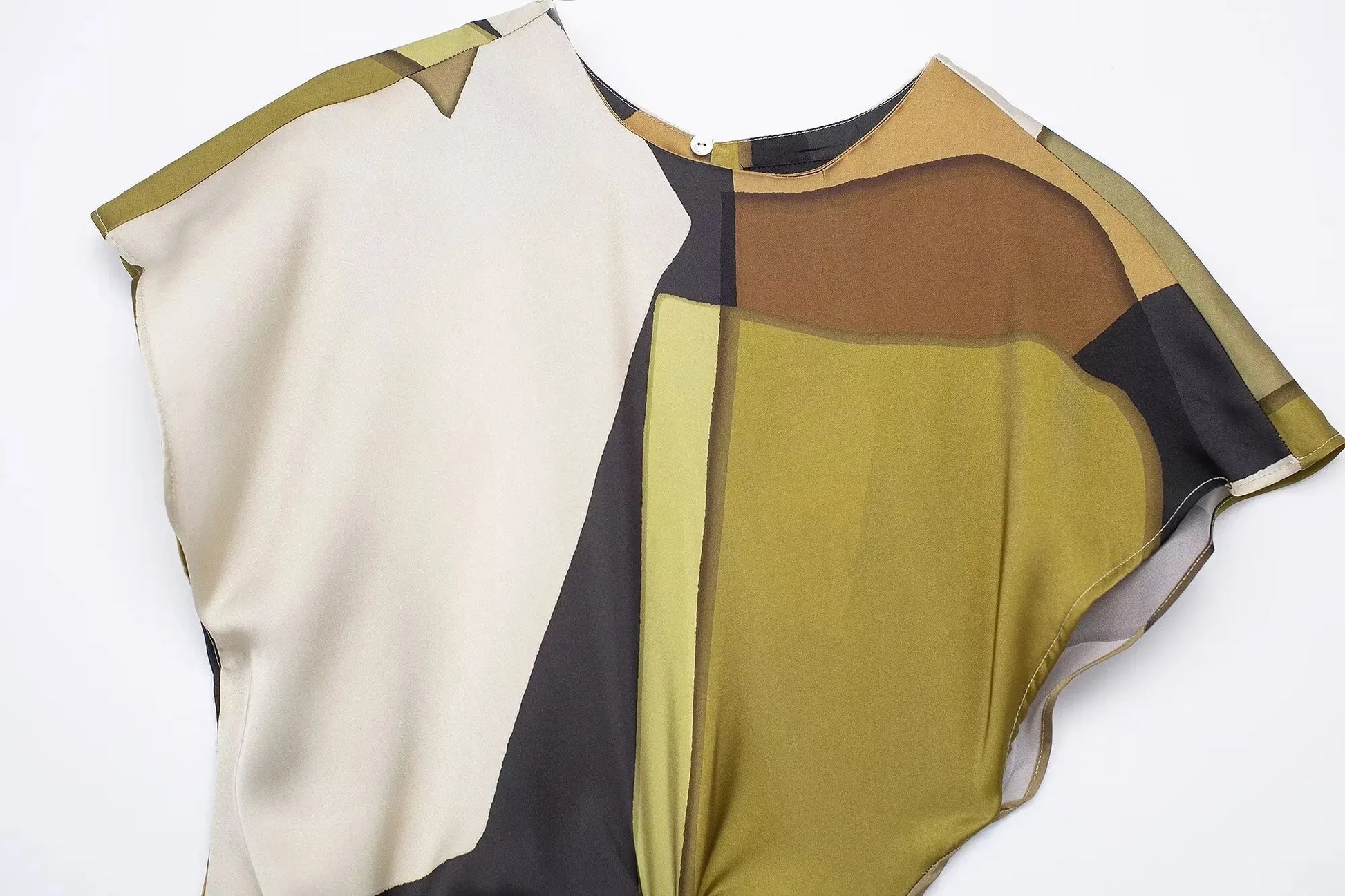 Robe longue imprimée, élégante et raffinée