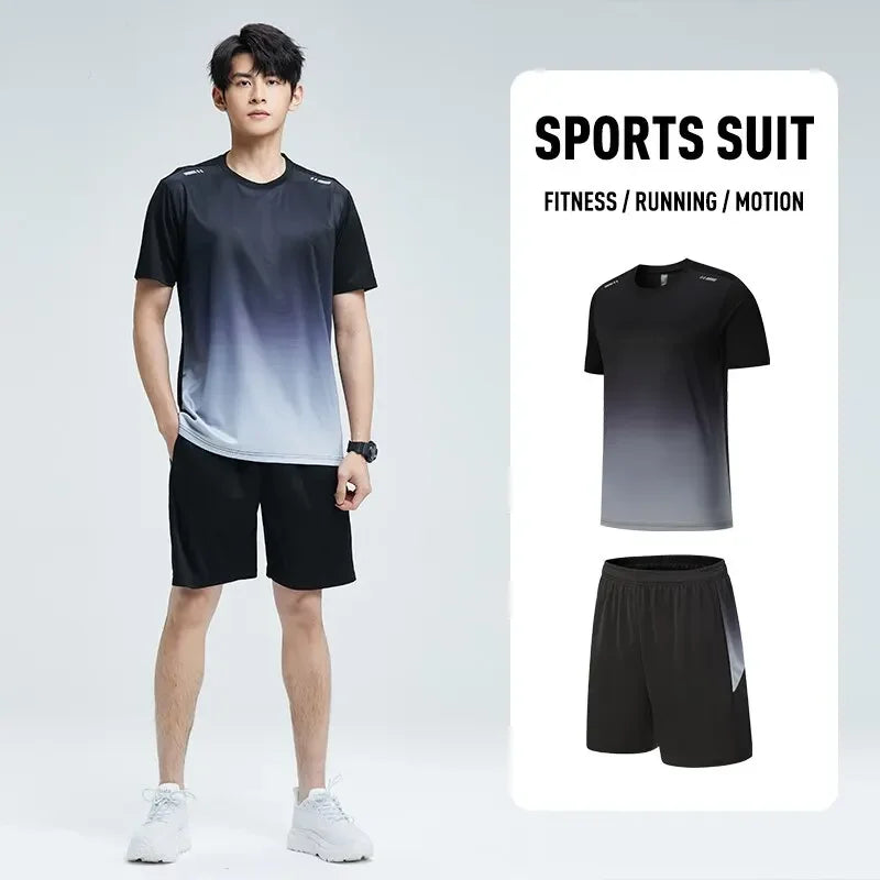 Teeshirt et short de fitness pour homme