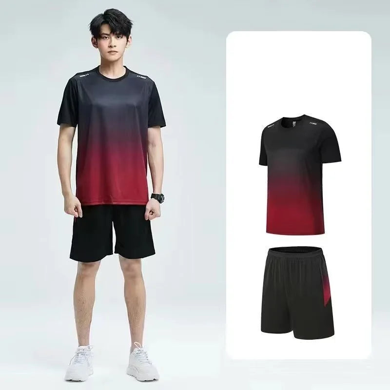 Teeshirt et short de fitness pour homme