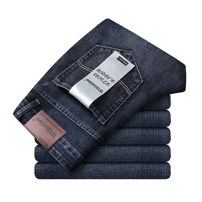 Jeans Homme décontracté droit Stretch