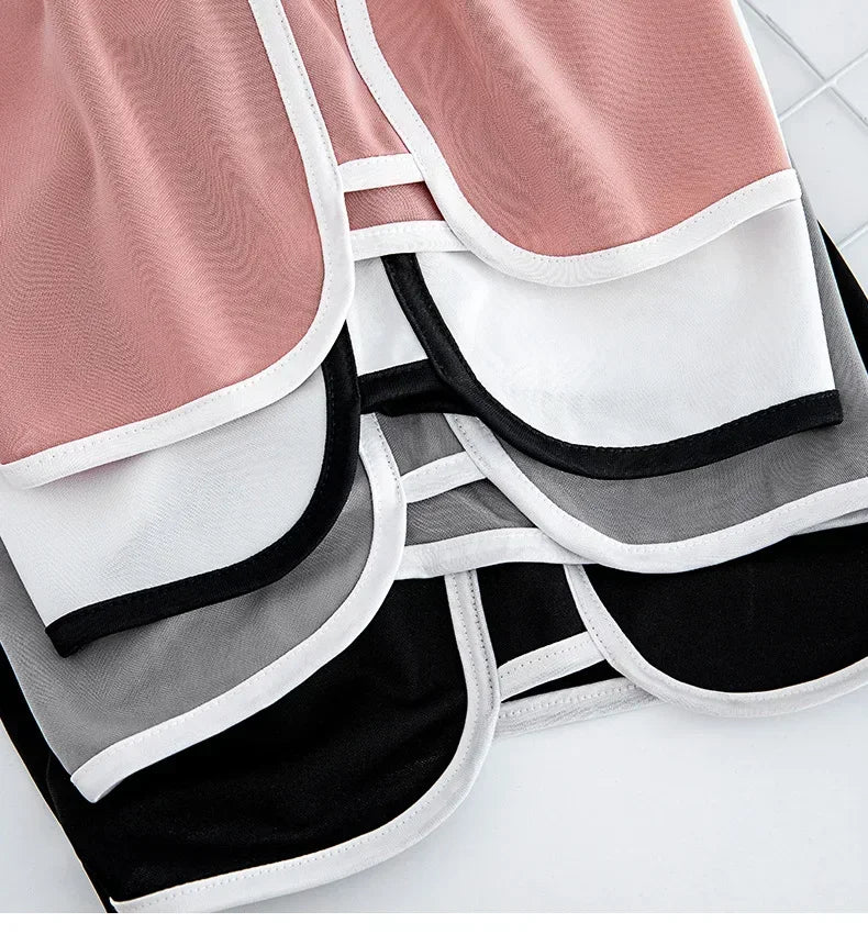 Short de yoga taille haute pour femme